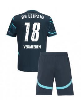 RB Leipzig Arthur Vermeeren #18 Ausweichtrikot für Kinder 2024-25 Kurzarm (+ Kurze Hosen)